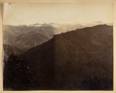 Bjerglandskab ved Darjeeling,  fra 