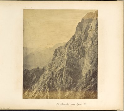 Nynee Tal; Landslip af Samuel Bourne