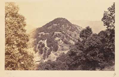 Simla; Elysium Hill af Samuel Bourne