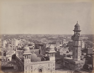 Byen Lahore. Endnu en udsigt set fra Huzeer Khans hus af Samuel Bourne