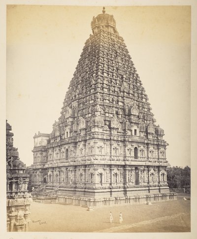 Den store pagode, Tanjore, fra voldene af Samuel Bourne