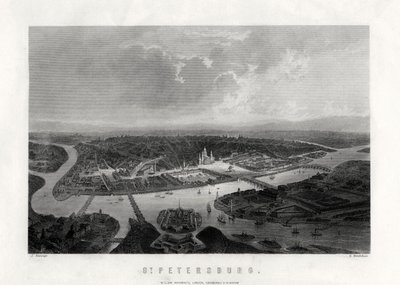 Sankt Petersborg, Rusland, 1800-tallet af Samuel Bradshaw