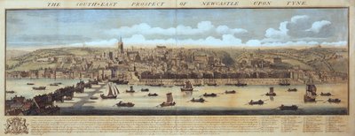 The South East Prospect of Newcastle Upon Tyne af Samuel Buck