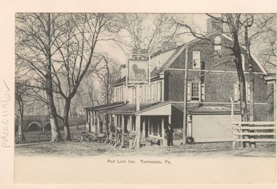 Red Lion Inn. Torresdale, Pennsylvania (s/h-foto) af Samuel Castner
