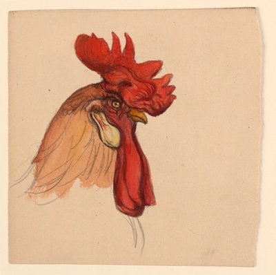 Leder af en hane af Samuel Colman
