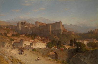 The Hill of the Alhambra, Granada, 1865. af Samuel Colman
