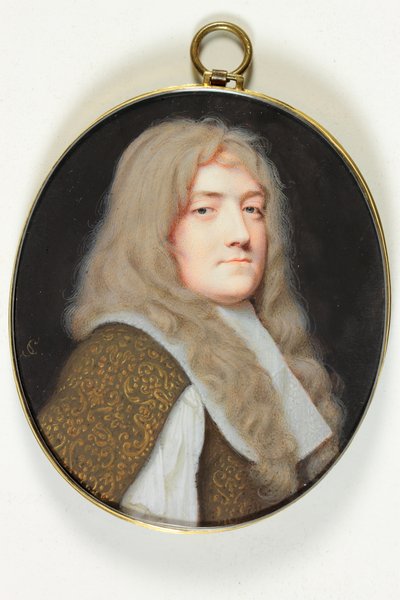 En gentleman klædt i hvidt (akvarel på vellum) af Samuel Cooper