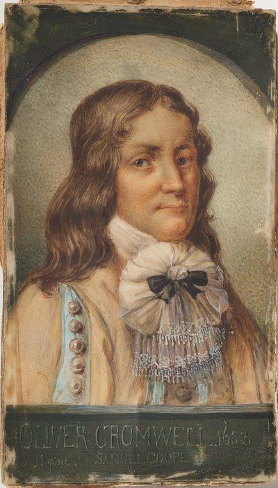 Portræt af Oliver Cromwell 1599-1658, 1653. af Samuel Cooper