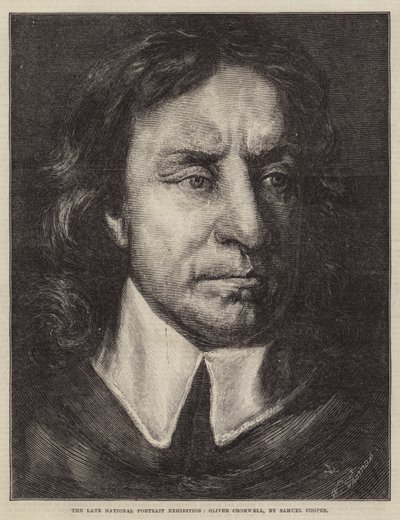 The Late National Portrait Exhibition, Oliver Cromwell af Samuel Cooper