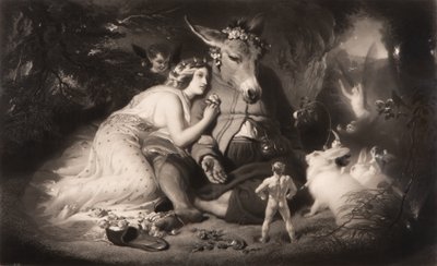 En skærsommernatsdrøm Shakespeare, 4. akt, scene 1, november 1857. af Samuel Cousins