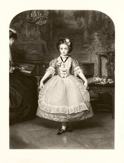 Menuetten (mezzotint) af Samuel Cousins