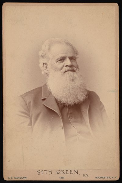 Portræt af Seth Green 1817-1888, 1886. af Samuel D Wardlaw
