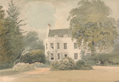 Et hvidt hus i en have af Samuel Davis