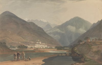 Bhutans tidligere vinterhovedstad ved Punakha Dzong af Samuel Davis