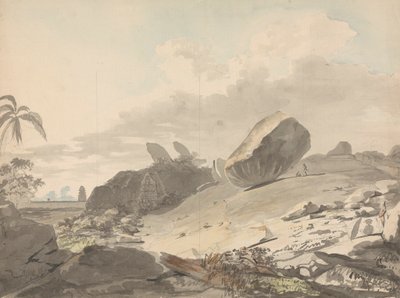 De syv pagoder, Mamallapuram af Samuel Davis