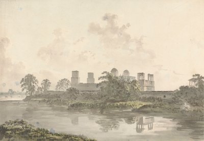 Udsigt over et fort af Samuel Davis
