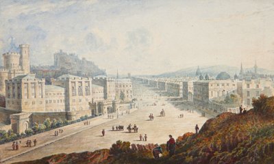 Udsigt over Edinburgh af Samuel Dukinfield Swarbreck