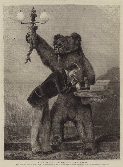 Bear Trophy i Marlborough House af Samuel Edmund Waller