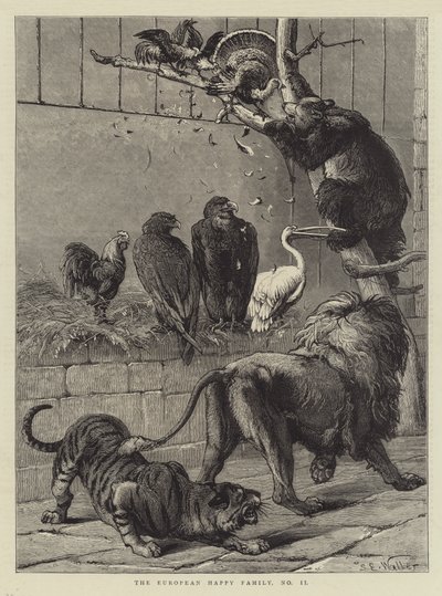 Den europæiske lykkelige familie, nr. II af Samuel Edmund Waller