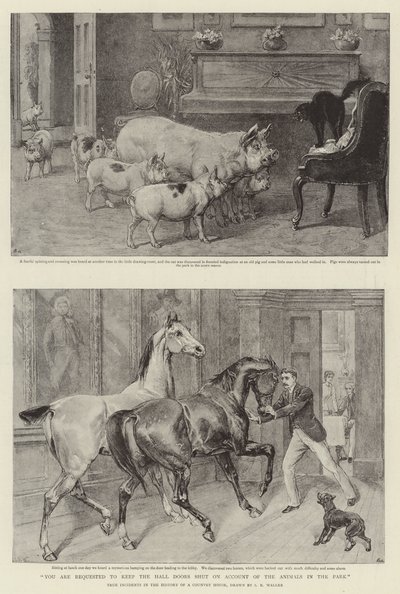 Du bedes holde haldørene lukkede af hensyn til dyrene i parken af Samuel Edmund Waller