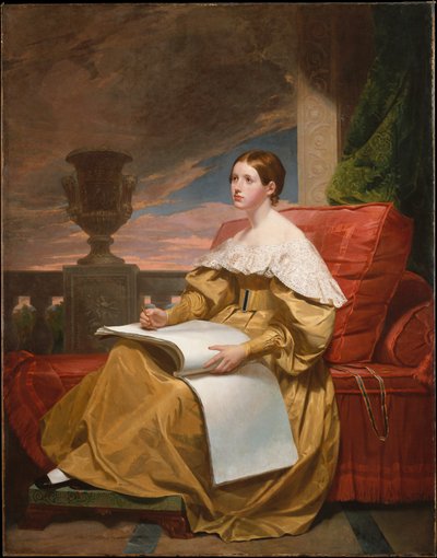 Susan Walker Morse (The Muse), ca. 1836-37 (olie på lærred) af Samuel Finley Breese Morse