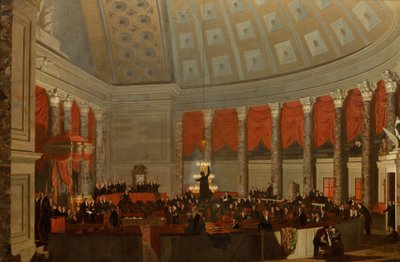 Repræsentanternes Hus, ca. 1822 af Samuel Finley Breese Morse