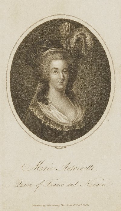 Marie Antoinette, dronning af Frankrig og Navarra af Samuel Freeman