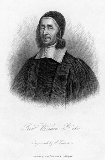 Richard Baxter 1615-1691, engelsk puritaner, kirkeleder og teolog, 1800-tallet. af Samuel Freeman