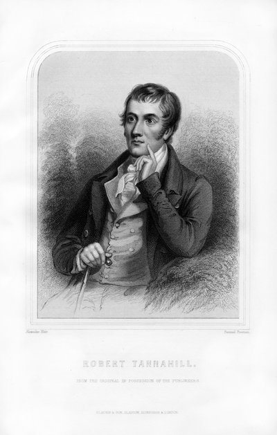 Robert Tannahill, skotsk digter, 1870 af Samuel Freeman