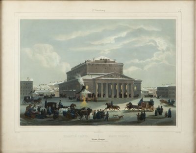 Saint Petersburg Imperial Bolshoi Kamenny Theatre, slutningen af 1840