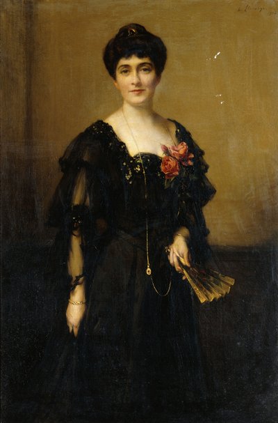 Portræt af fru Frederick Ashton Johnson af Samuel Henry William Llewelyn