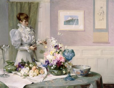 Blomsterarrangøren af Samuel Henry William Llewelyn