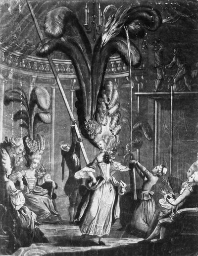 Et tip til damerne om at tage sig af deres hoveder, trykt af Sayer + Bennet, 1776 af Samuel Hieronymous Grimm