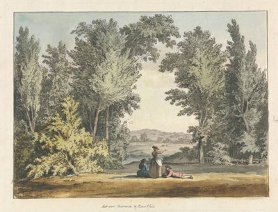 Mellem Chiswick og Brentford af Samuel Hieronymus Grimm