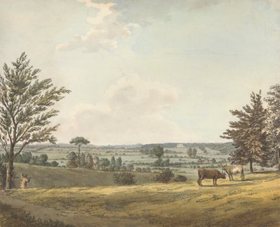 Englefield House, Berkshire af Samuel Hieronymus Grimm