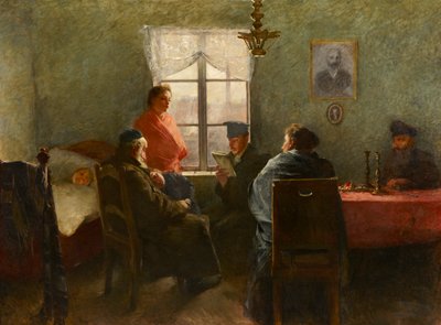 Sabbatshvile af Samuel Hirszenberg