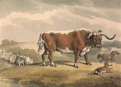 En tyr og en kanin af Samuel Howitt