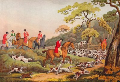 Going to Cover, c1810, 1922 af Samuel Howitt