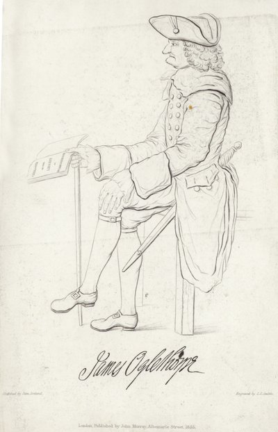 Portræt af James Oglethorpe af Samuel Ireland
