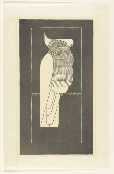 Kroonkaketoe (original titel) af Samuel Jessurun de Mesquita (signed by artist)