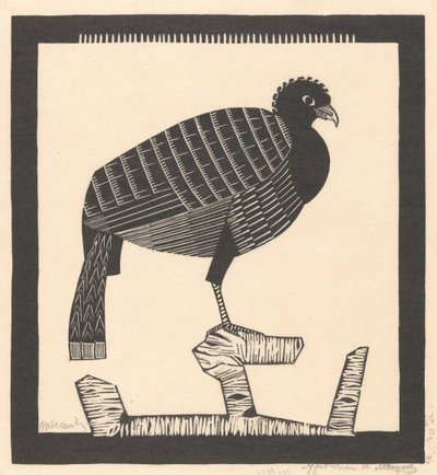 Pauwies (original titel) af Samuel Jessurun de Mesquita (signed by artist)