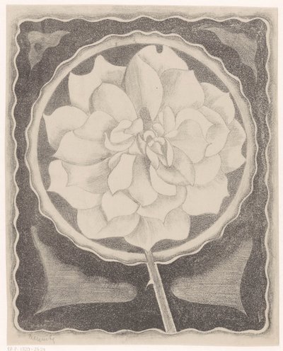 Roos af Samuel Jessurun de Mesquita (signed by artist)