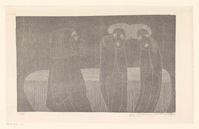Siamesiske tvillinger af Samuel Jessurun de Mesquita (signed by artist)