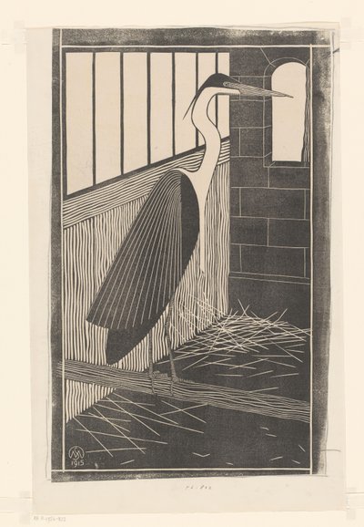 stor hejre af Samuel Jessurun de Mesquita
