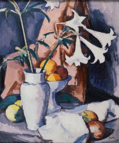 Madonna Lilies, ca. 1926 af Samuel John Peploe
