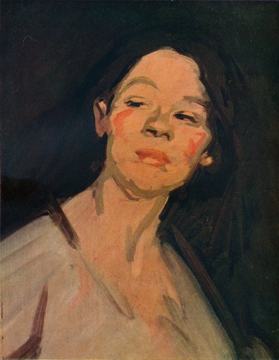 The Gipsy, c1900. af Samuel John Peploe