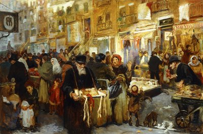 The Lower East Side, ca. 1914 (olie på lærred) af Samuel Johnson Woolf
