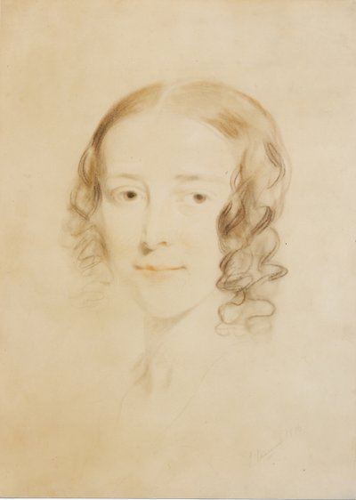 Frances Elizabeth Dickens (Fanny Burnett), 1836 (pastel & farveblyant på papir) af Samuel Laurence