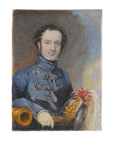 Kaptajn William Siborne, 1830 ca af Samuel Lover