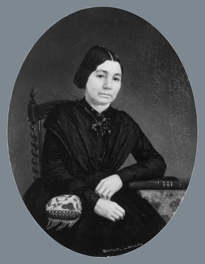 Portræt af en dame, ca. 1850. af Samuel Lovett Waldo